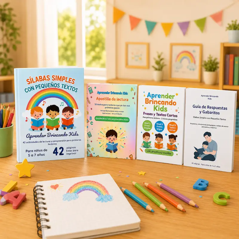 Mockup combo completo: producto principal + 3 bonos